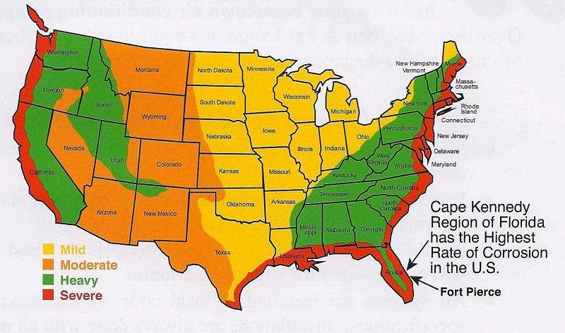 salt corrosion fort pierce florida